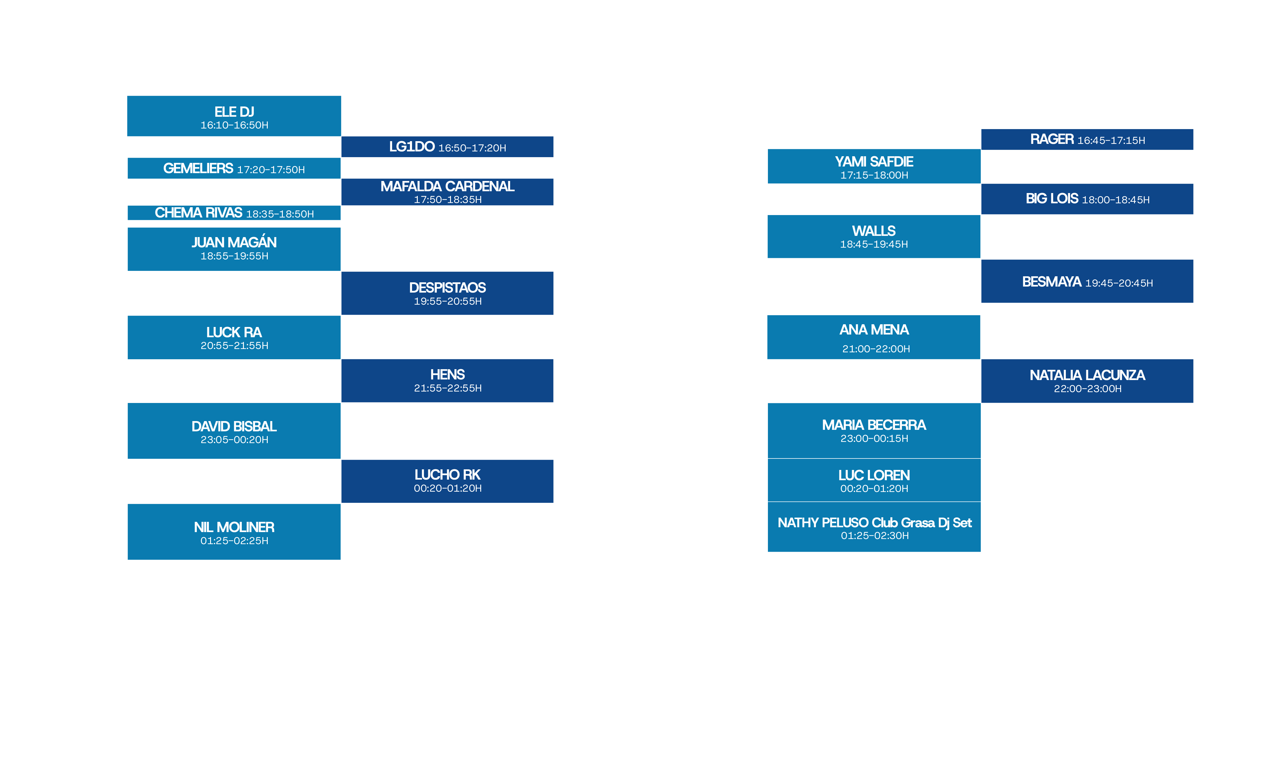 Horarios Big Sound Pontevedra 2026 Desktop